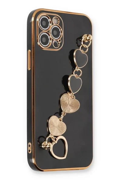 Newface Apple iPhone 12 Pro Kılıf Esila Silikon - Siyah ürün görseli 1