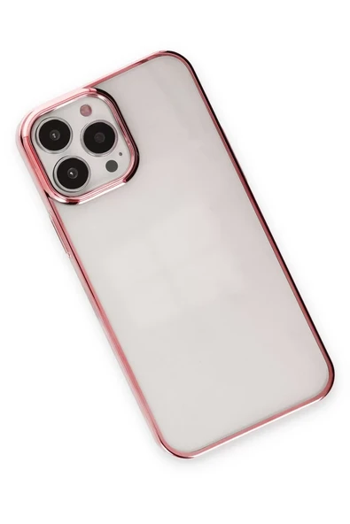 Newface Apple iPhone 14 Pro Max Kılıf Element Silikon - Pembe - Resim 3