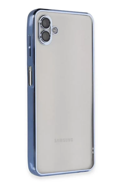 Newface Samsung Galaxy A04 Kılıf Razer Lensli Silikon - Açık Mavi ürün görseli 1