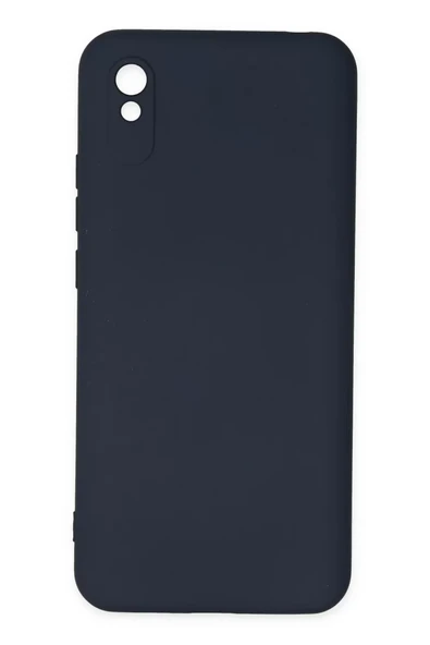 Newface Xiaomi Redmi 9A Kılıf Nano içi Kadife Silikon - Lacivert ürün görseli 1