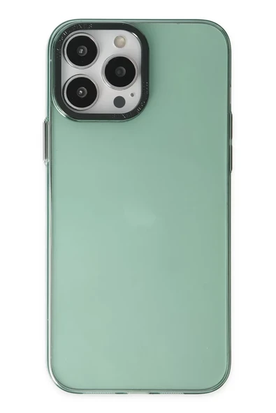 Newface Apple iPhone 14 Pro Kılıf Anka PC Sert Metal Kapak - Yeşil ürün görseli 1