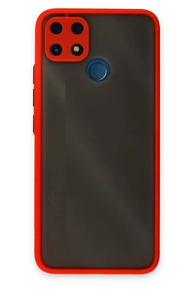 Newface Realme C25 Kılıf Montreal Silikon Kapak - Kırmızı ürün görseli 1