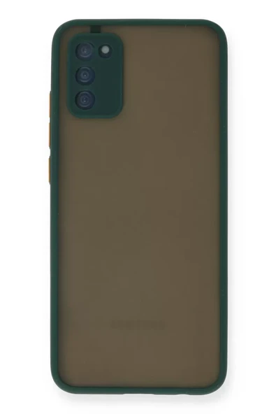 Newface Samsung Galaxy A03S Kılıf Montreal Silikon Kapak - Yeşil ürün görseli 1