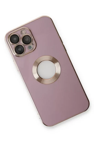 Newface Apple iPhone 13 Pro Max Kılıf Store Silikon - Mor - Resim 3