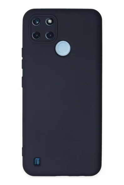 Newface Realme C25Y Kılıf Nano içi Kadife Silikon - Lacivert ürün görseli 1