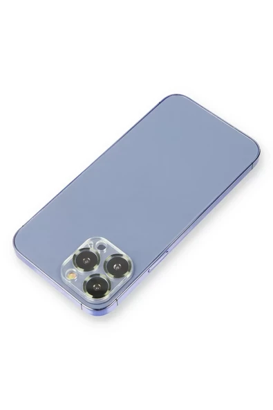 Newface Apple iPhone 12 Pro Metal Kamera Lens Koruma Cam - Koyu Yeşil ürün görseli 1
