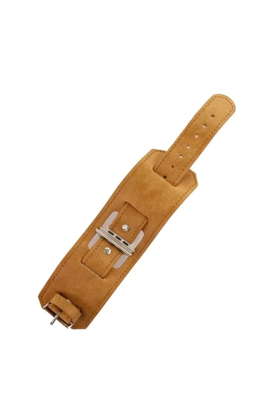 Newface Apple Watch 42mm NL17 Deri Kordon - Taba ürün görseli 1
