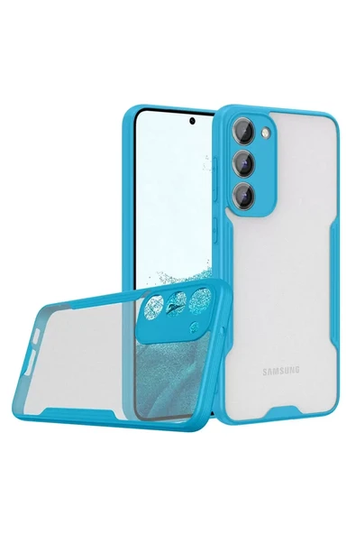 Newface Samsung Galaxy S23 Plus Kılıf Platin Silikon - Mavi ürün görseli 1