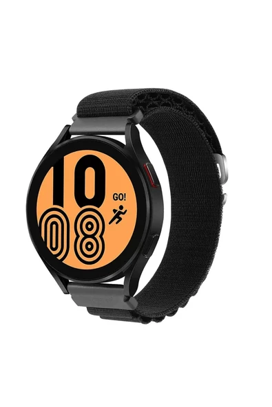 Newface Watch 20mm KR410 Kumaş Kordon - Siyah ürün görseli 1