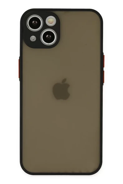 Newface Apple iPhone 15 Plus Kılıf Montreal Silikon Kapak - Siyah ürün görseli 1