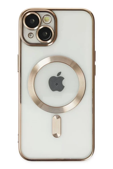 Newface Apple iPhone 14 Plus Kılıf Kross Magneticsafe Kapak - Gold ürün görseli 1