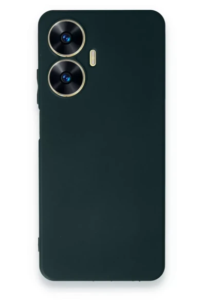 Newface Realme C55 Kılıf First Silikon - Koyu Yeşil ürün görseli 1
