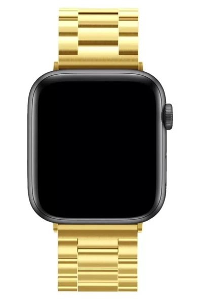 Newface Apple Watch 42mm Metal Baklalı Kordon - Gold ürün görseli 1