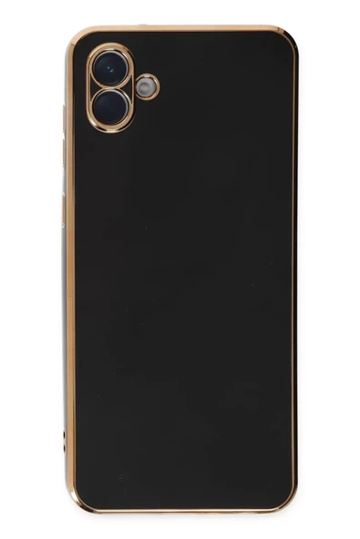Newface Samsung Galaxy A04E Kılıf Volet Silikon - Siyah ürün görseli 1