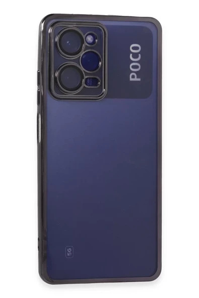 Newface Xiaomi Poco X5 Pro 5G Kılıf Razer Lensli Silikon - Mor ürün görseli 1