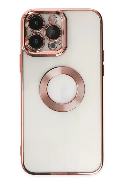 Newface Apple iPhone 14 Pro Max Kılıf Slot Silikon - Rose Gold ürün görseli 1