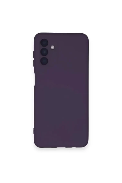 Newface Samsung Galaxy A14 4G Kılıf Nano içi Kadife Silikon - Mor ürün görseli 1