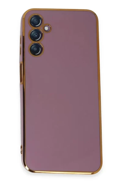 Newface Samsung Galaxy M14 5G Kılıf Volet Silikon - Mor ürün görseli 1