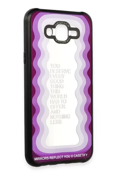 Newface Samsung Galaxy J7 Kılıf Mirror Desenli Kapak - Mirror - 5 ürün görseli 1