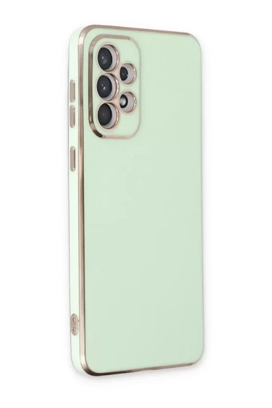 Newface Samsung Galaxy A33 5G Kılıf Volet Silikon - Açık Yeşil ürün görseli 1