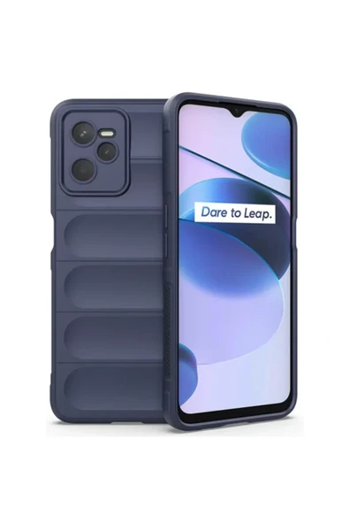 Newface Realme C35 Kılıf Optimum Silikon - Lacivert ürün görseli 1