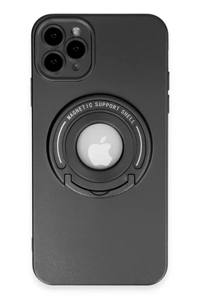 Newface Apple iPhone 12 Pro Kılıf Lukka Magneticsafe Kapak - Siyah ürün görseli 1