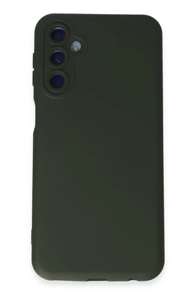 Newface Samsung Galaxy M34 5G Kılıf Nano içi Kadife Silikon - Koyu Yeşil ürün görseli 1