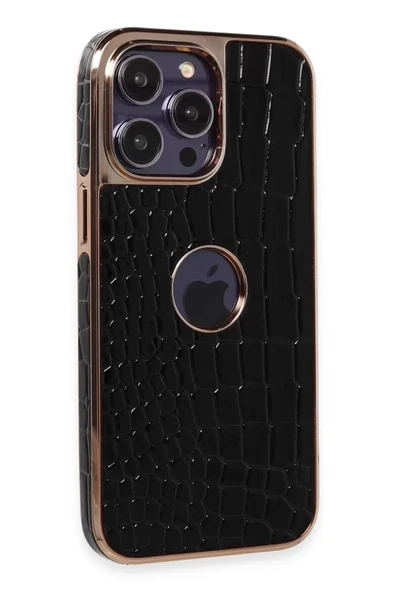 Newface Apple iPhone 14 Pro Kılıf Snake Kapak - Siyah ürün görseli 1