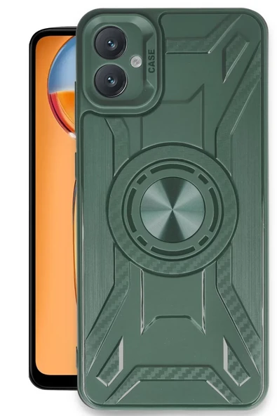 Newface Samsung Galaxy A05 Kılıf Lincoln Silikon - Koyu Yeşil ürün görseli 1