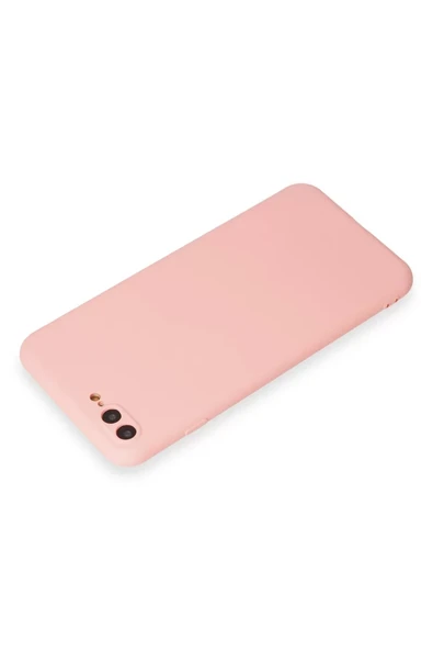 Newface Apple iPhone 7 Plus Kılıf First Silikon - Pudra - Resim 3
