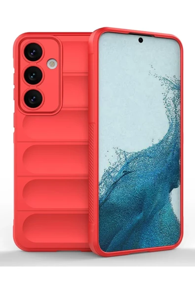 Newface Samsung Galaxy S24 Kılıf Optimum Silikon - Kırmızı ürün görseli 1