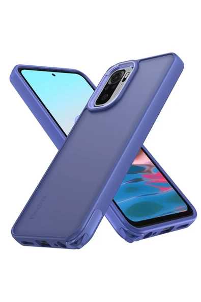 Newface Xiaomi Redmi Note 10 Pro Kılıf Elegant Kapak - Açık Mavi ürün görseli 1