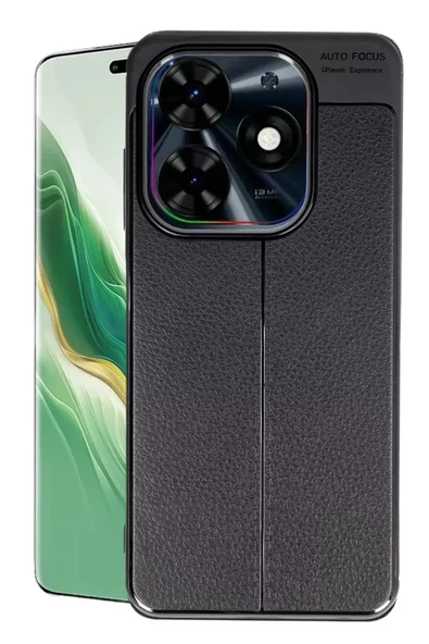 Newface Tecno Spark Go 2024 Kılıf Auto Focus Kapak - Siyah ürün görseli 1