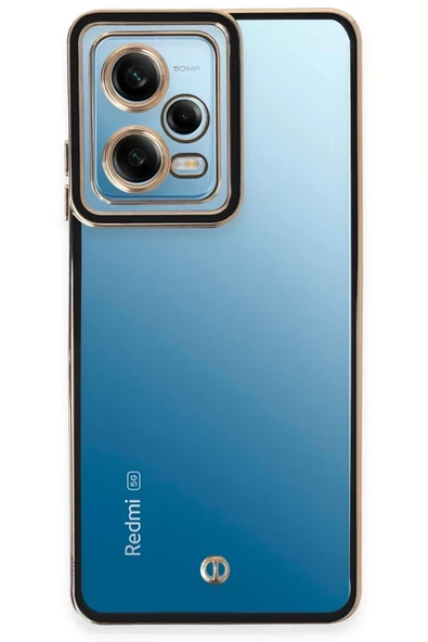 Newface Xiaomi Redmi Note 12 5G Kılıf Liva Lens Silikon - Siyah ürün görseli 1