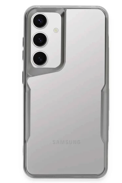 Newface Samsung Galaxy S24 Kılıf Boyi Silikon Kapak - Gümüş ürün görseli 1