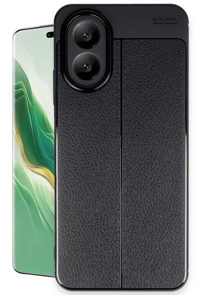 Newface Oppo A38 Kılıf Auto Focus Kapak - Siyah ürün görseli 1