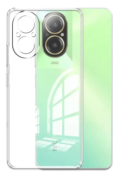 Newface Realme 12 Lite Kılıf Lüx Şeffaf Silikon ürün görseli 1