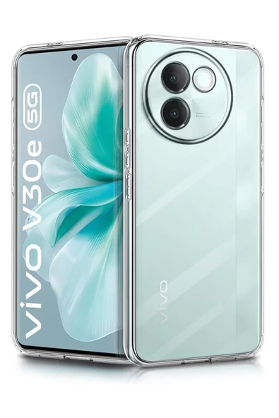 Newface Vivo V30e Kılıf Lüx Şeffaf Silikon ürün görseli 1