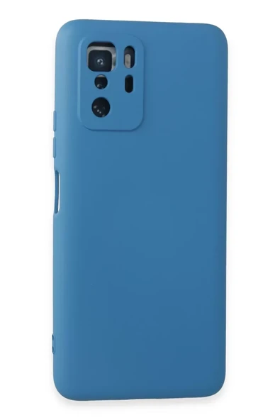 Newface Xiaomi Poco X3 GT Kılıf Nano içi Kadife Silikon - Mavi ürün görseli 1