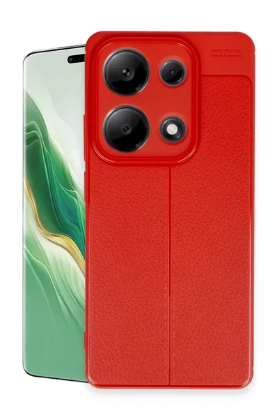 Newface Xiaomi Redmi Note 13 Pro 4G Kılıf Auto Focus Kapak - Kırmızı ürün görseli 1