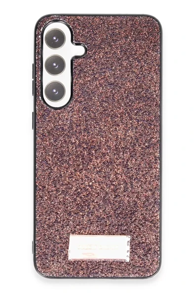 Onegif Samsung Galaxy A55 5G Bright Simli Kapak - Derin Mor ürün görseli 1