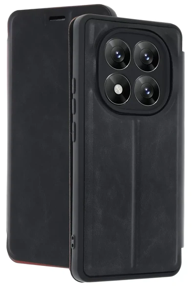 Newface Xiaomi Redmi Note 14 Pro 5G Kılıf Flip Cover - Siyah ürün görseli 1