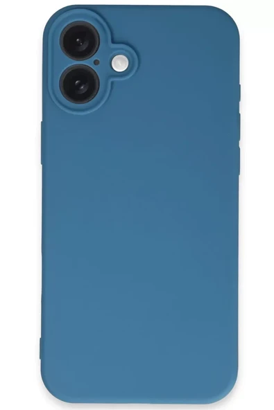 Newface Apple iPhone 16 Plus Kılıf First Silikon - Mavi - Resim 2