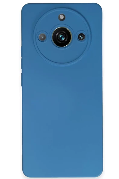 Newface Realme 11 Pro Kılıf Nano içi Kadife Silikon - Mavi ürün görseli 1