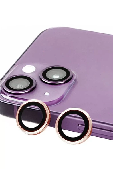 Newface Apple iPhone 13 Raze Metal Kamera Lens - Pembe ürün görseli 1