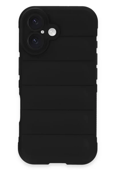 Newface Apple iPhone 16 Kılıf Optimum Silikon - Siyah ürün görseli 1