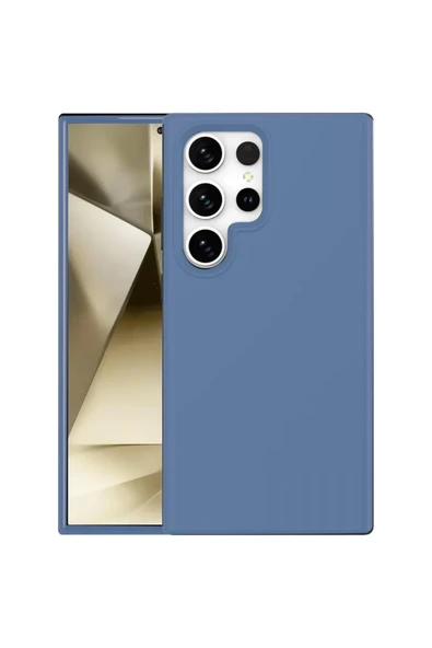 Newface Samsung Galaxy S24 Ultra Kılıf First Silikon - Mavi ürün görseli 1