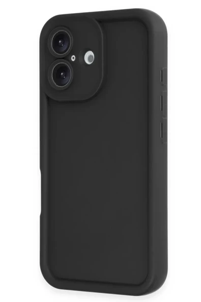 Newface Apple iPhone 16 Kılıf Viera Silikon - Siyah ürün görseli 1