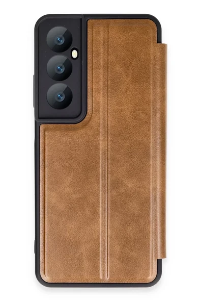 Newface Realme C65 Kılıf Flip Cover - Taba ürün görseli 1