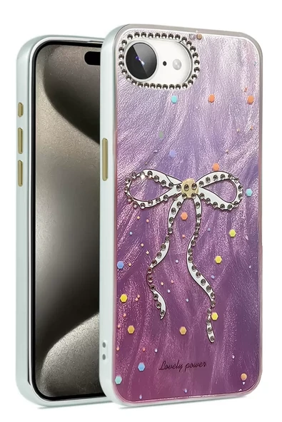 Newface Apple iPhone 16E Kılıf Blade Aynalı Desenli Kapak - Desen 1 ürün görseli 1